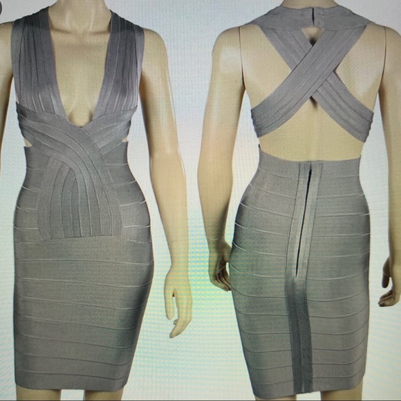 backless bandage dress